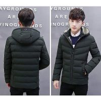 Giải pháp giữ ấm toàn diện với áo phao nam 3 lớp màu rêu chất lượng cao