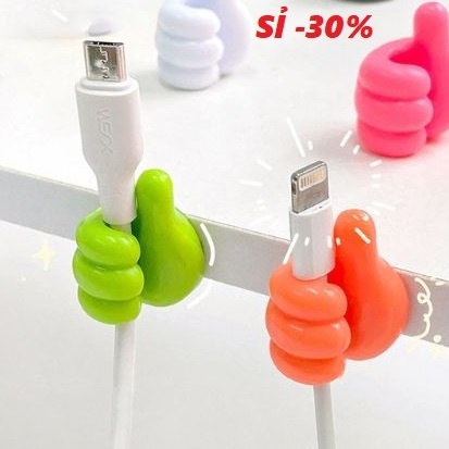 Giải pháp ngăn nắp cho không gian làm việc: Combo 10 móc giữ dây cáp