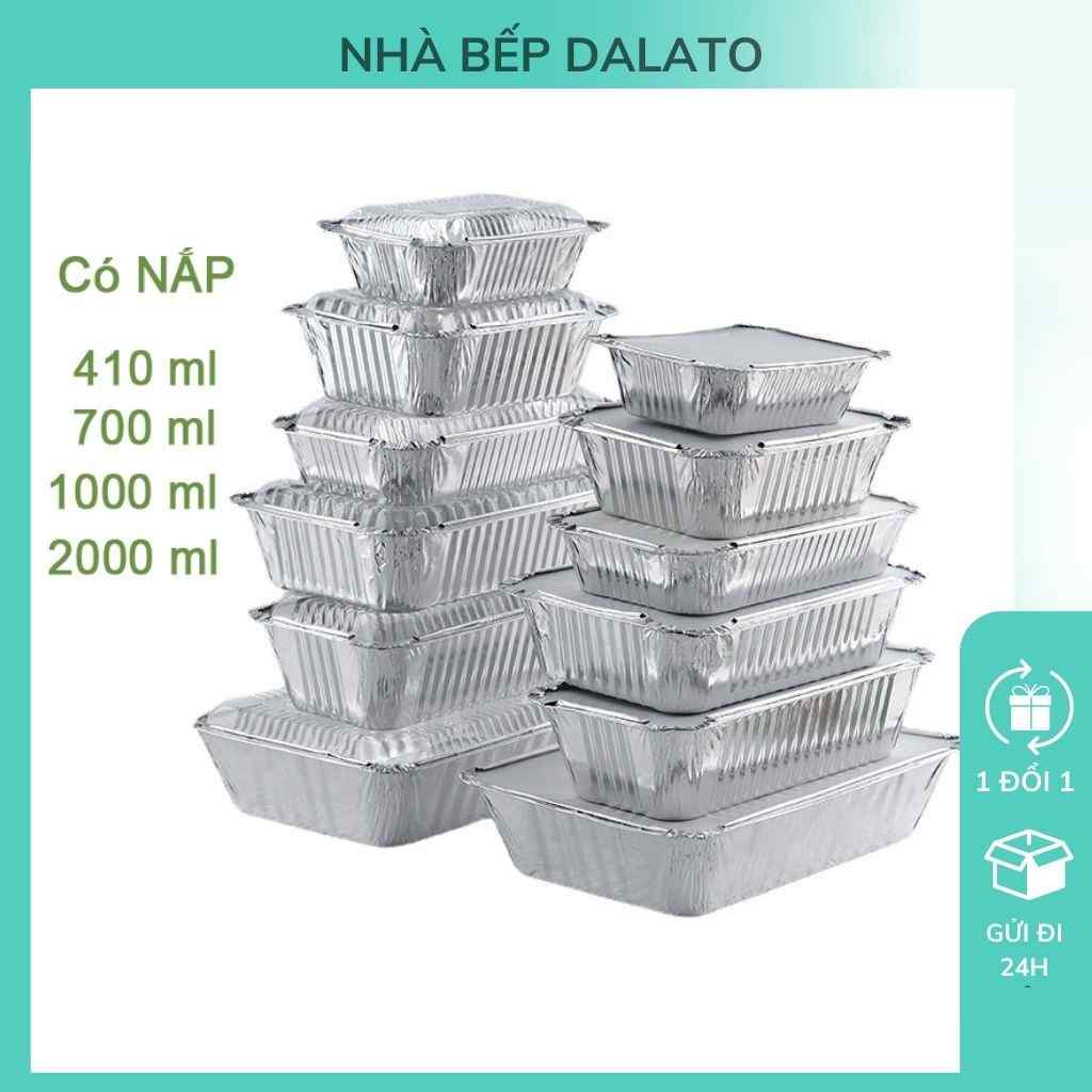 Khay Nhôm Giấy Bạc Bền Bỉ, An Toàn, Dễ Bảo Quản, Dễ Vận Chuyển