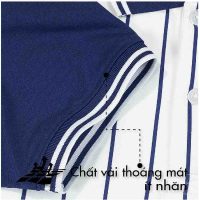 LETTE OVERCO: Áo Polo xanh đen, họa tiết phối tay, khẳng định gu thời trang cá nhân.