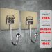 Móc Bạc Dán Tường DA03: 10 Móc Siêu Dính, Inox 304, Giá Tốt Nhất