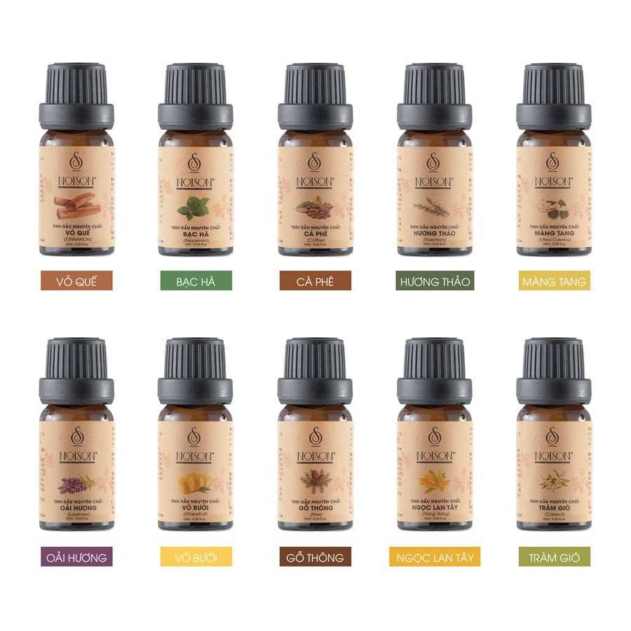 Noison 10ml: Tinh dầu thơm lâu, bền mùi, tạo ấn tượng khó quên trong không gian