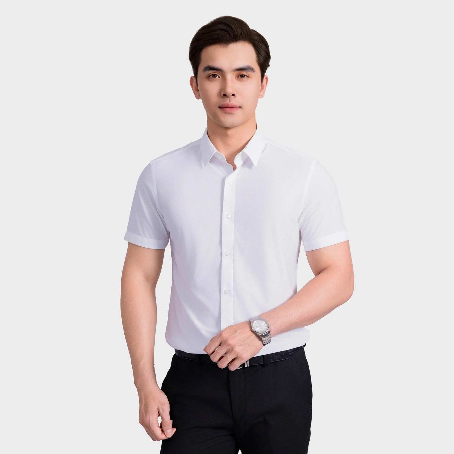 Phong cách chuyên nghiệp: Áo sơ mi nam Aristino Business Slim Fit hàng hiệu
