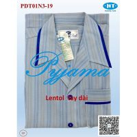Pyjama nam HUONGTAM Lentol tay dài cao cấp nâng tầm chất lượng giấc ngủ phái mạnh
