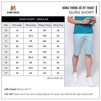 Quần short khaki nam Khatoco Q3M398R0 - Thiết kế thời trang, phù hợp xu hướng