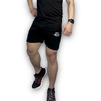 Short tập gym nam DO GYM SHOP: Thun poly cao cấp, bền đẹp theo thời gian.
