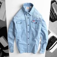 Sơ mi denim xanh lợt: Mua ngay để sở hữu phong cách thời trang độc đáo