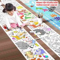 Tranh tô màu dán tường - Món quà tuyệt vời giúp bé phát triển toàn diện.