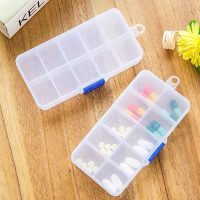 Vrg1253 - Hộp đựng đồ 10 ngăn trong suốt, chất lượng vượt trội, giá cả hợp lý.