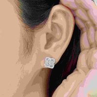 Bông tai vàng trắng 41,6% PNJ Kim Bảo Như Ý - Vẻ đẹp tỏa sáng rạng ngời