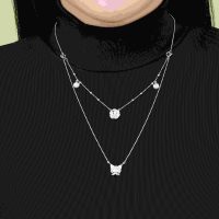 Dây cổ Bạc PNJ đính đá KUROMI - Tỏa sáng cùng KUROMI mọi lúc mọi nơi