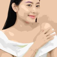 Lắc tay vàng trắng 10K đính đá Synthetic STYLE Berry Boo, PNJ bền vững