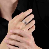 MANCODE: Nhẫn Vàng Trắng 10K - Quà Tặng Ý Nghĩa Cho Người Đàn Ông Quan Trọng