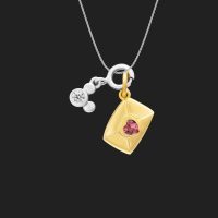 Mặt dây chuyền vàng PNJ Disney Mickey, đá Cubic Zirconia bền bỉ, đẹp mãi