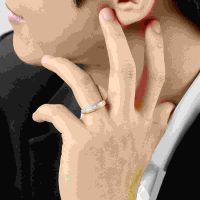 Nhẫn Cưới Nam Kim Cương Vàng 14K PNJ: Tình Yêu Vĩnh Cửu, Đẳng Cấp Tột Đỉnh