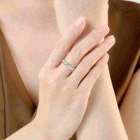 Nhẫn Cưới Rapunzel: Vàng 10K, Đính Đá ECZ, Biểu Tượng Tình Yêu Vĩnh Cửu