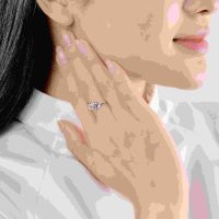 Nhẫn Cưới Trầu Cau Vàng Trắng 10K PNJ: Tình yêu ấm áp, gia đình hạnh phúc