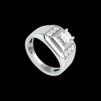 Nhẫn Vàng Trắng 10K MANCODE by PNJ - Phong Cách Nam Tính, Tinh Tế