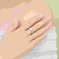 Nhẫn vàng trắng 10K PNJ đính đá ECZ: Vẻ đẹp bền vững theo thời gian