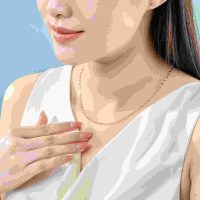 PNJ: Dây chuyền vàng trắng 10K - Vẻ đẹp bền vững theo thời gian