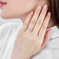 PNJ: Nhẫn Cưới Kim Cương Vàng Trắng 14K - Tình Yêu Vĩnh Hằng