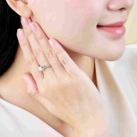 PNJ Only You: Nhẫn Cầu Hôn Kim Cương Vàng Trắng 14K - Tình Yêu Trọn Niềm Tin