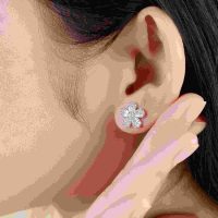 PNJSilver: Bông tai bạc đính đá, khẳng định vẻ đẹp tự nhiên của bạn