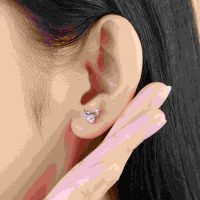 PNJSilver: Bông tai bạc đính đá, vẻ đẹp tinh tế đến từng chi tiết