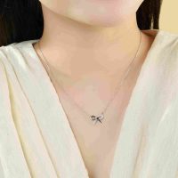 PNJSilver: Dây cổ Bạc nơ đính đá, khẳng định vẻ đẹp thanh tao và dịu dàng