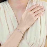 PNJSilver: Lắc tay bạc trái tim đá - Nâng tầm phong cách của bạn