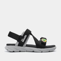 Sandal bé trai Little 6 khủng long đen - Mùa hè này, bé thêm năng động!