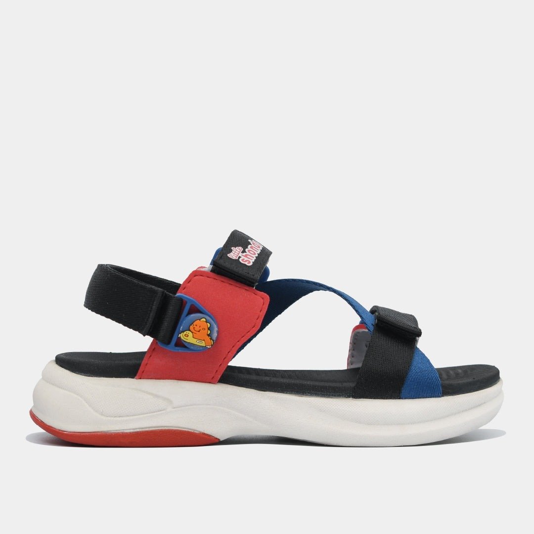 Sandal Little 8 đen: Thiết kế thông minh, bảo vệ đôi chân bé yêu khỏe mạnh.