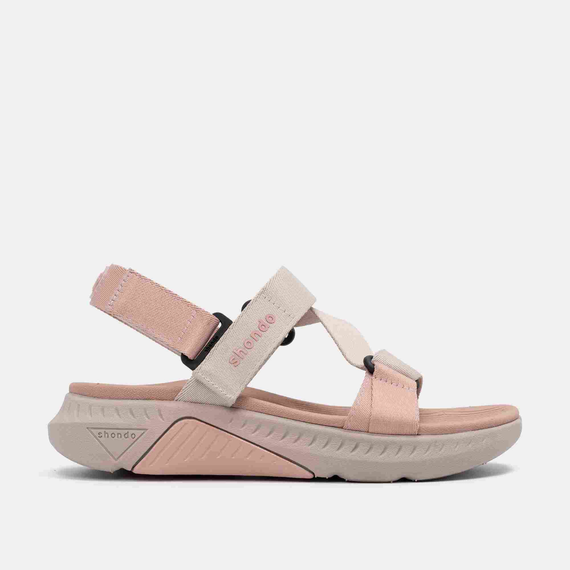 Sandal Shondo F7R quai chéo nữ màu hồng: Sự lựa chọn không thể bỏ qua cho mùa hè