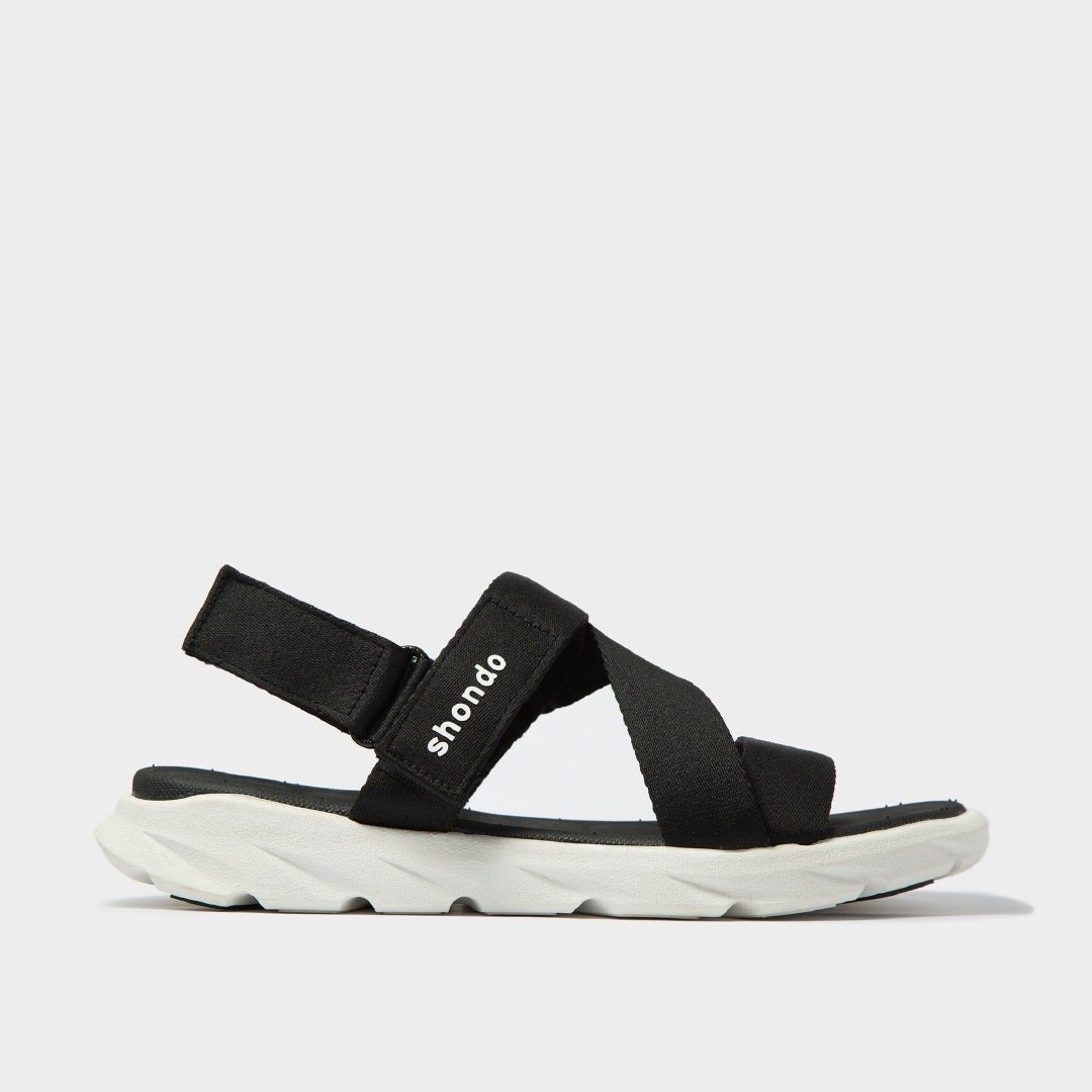 Sandals F6 Sport Đen Trắng: Đôi sandals thể thao không thể thiếu trong tủ đồ