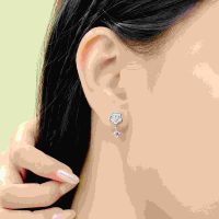 STYLE By PNJ Bloomie: Bông tai bạc đính đá, món trang sức không thể thiếu